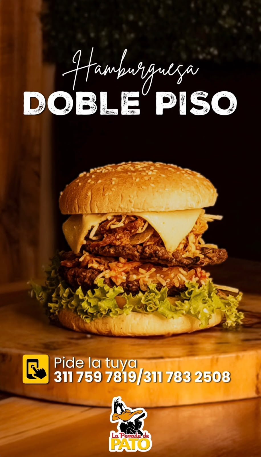 Hamburguesa Doble Piso